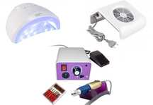 KIT aparate manichiura, Lampa Uv LED, Freza unghii , Aspirator praf