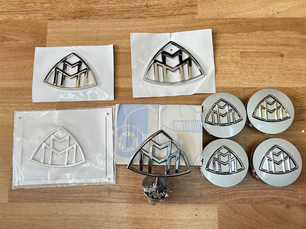 Emblema Maybach Capota spate Capacele Janta  75mm