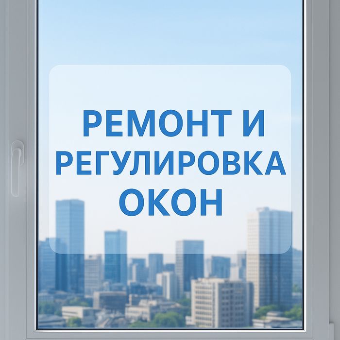 Ремонт пластиковых окон дверей витражей