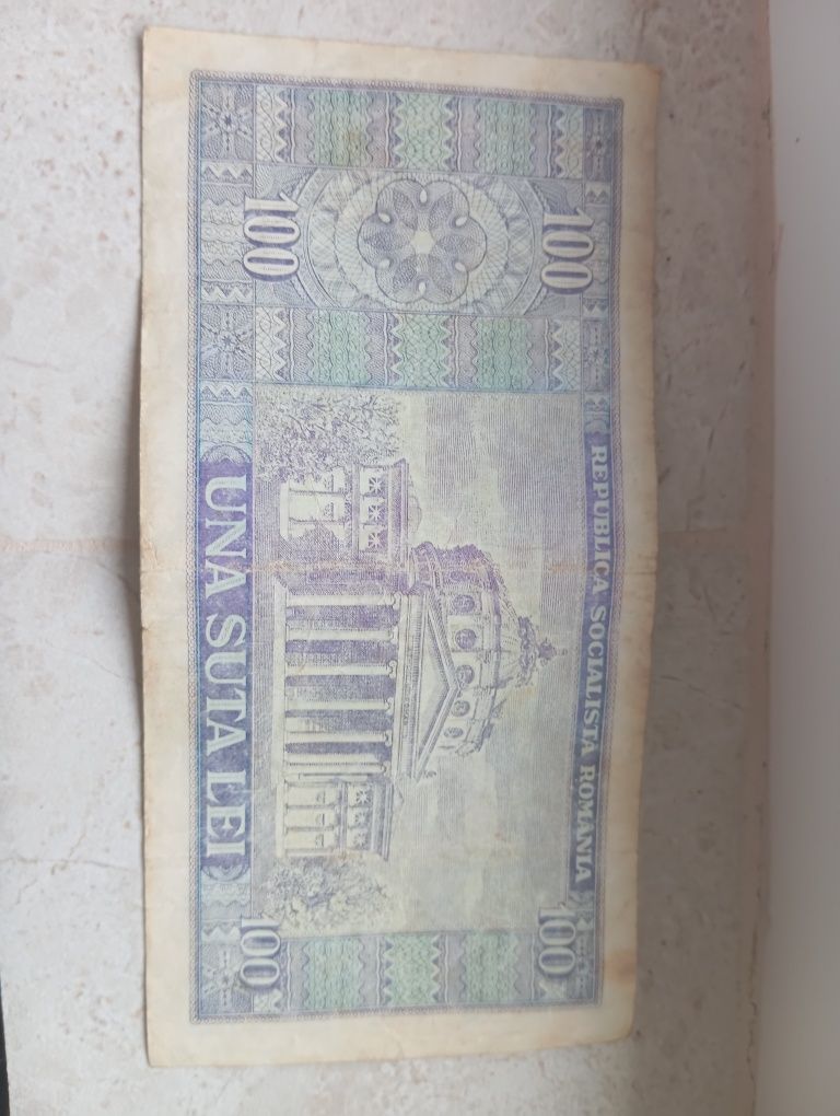 Bancnota de 100 lei și de 10 lei, AN 1966,+Moneda 100 lei,1943,MIHAI I
