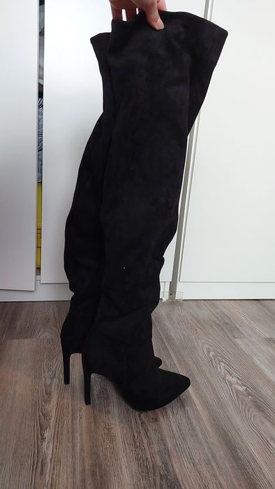 Cizme piele intoarsa