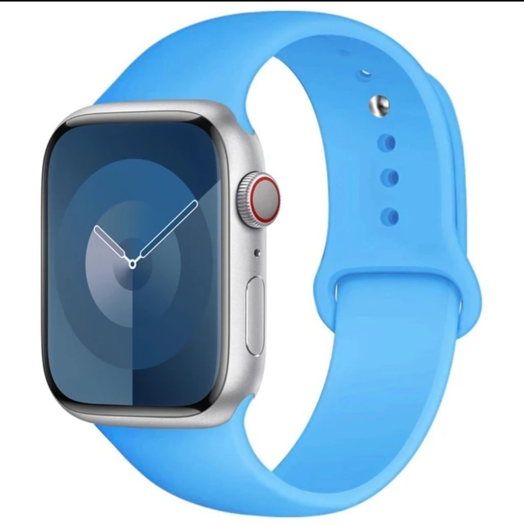 Brățară Apple Watch silicon. Blue Ciel. Măsură adult M-L 38 40 41 mm