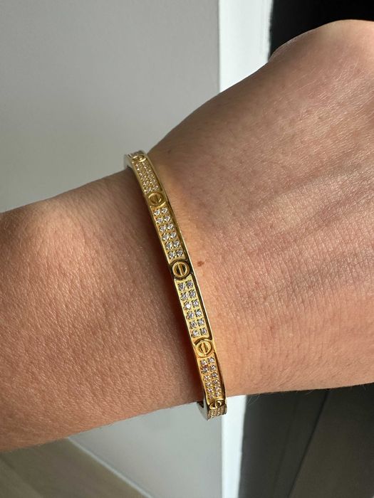 Bratara Cartier Cristale gold