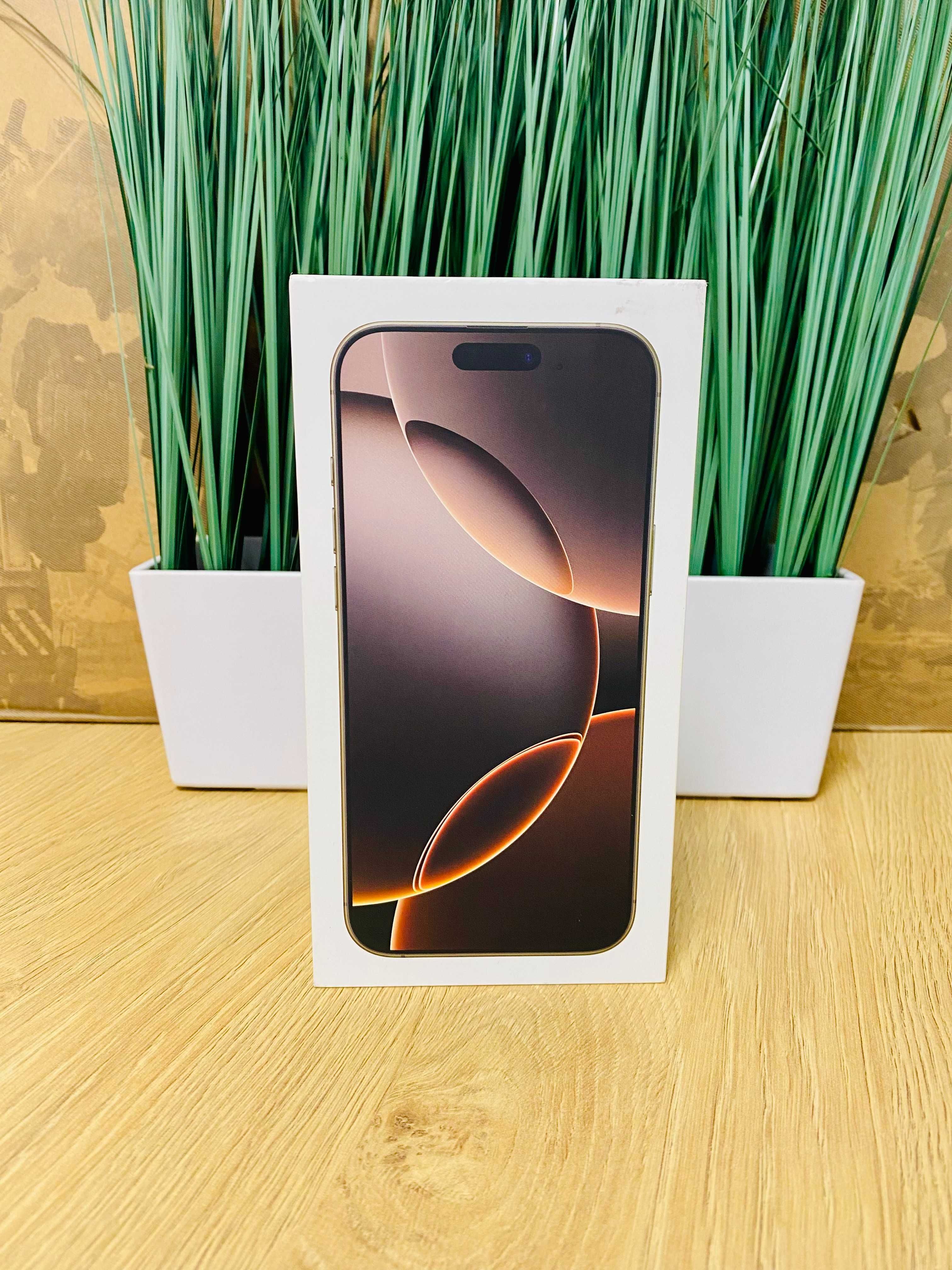ЧИСТО НОВ !!! Apple iPhone 16 Pro Max, 512GB, 5G, Desert Titanium