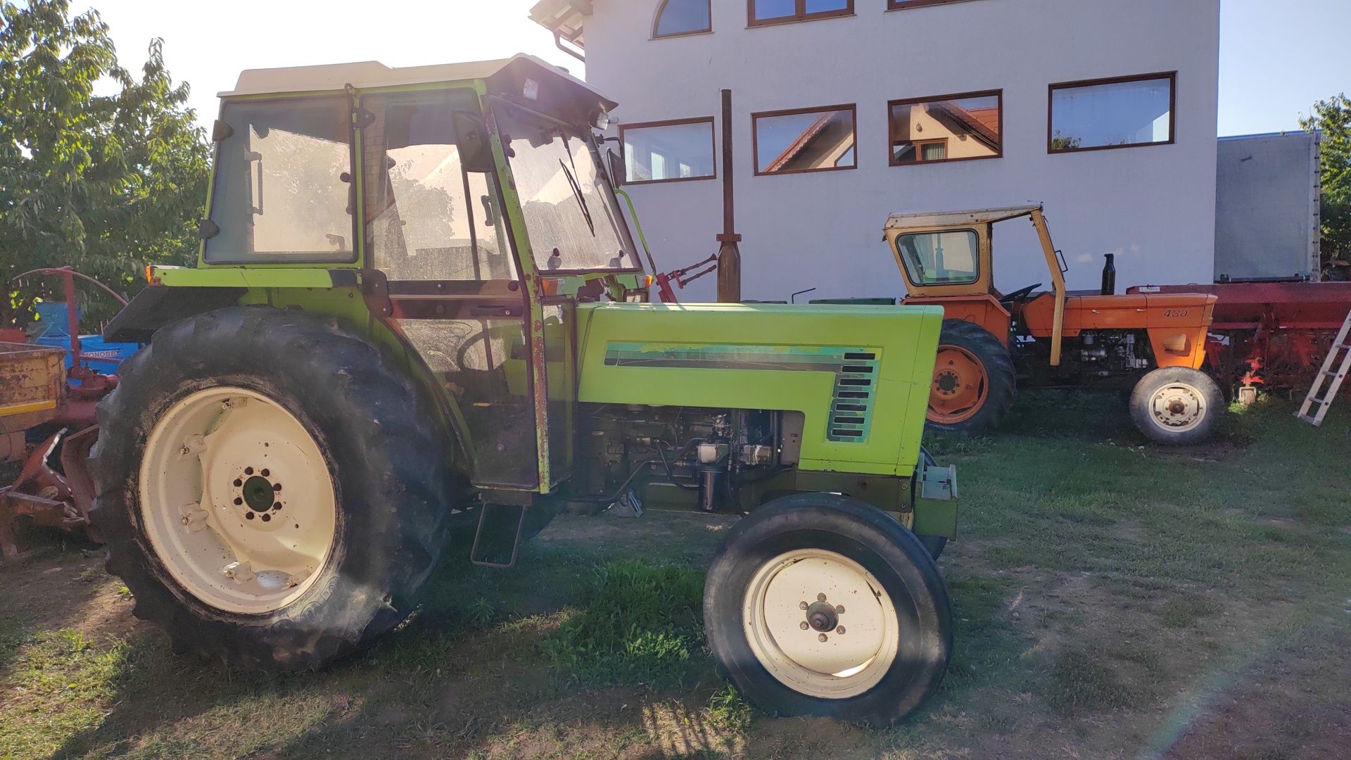 Tractor Agrifull-Fiat -80/90-Anvelope tractor /Freză de pământ
