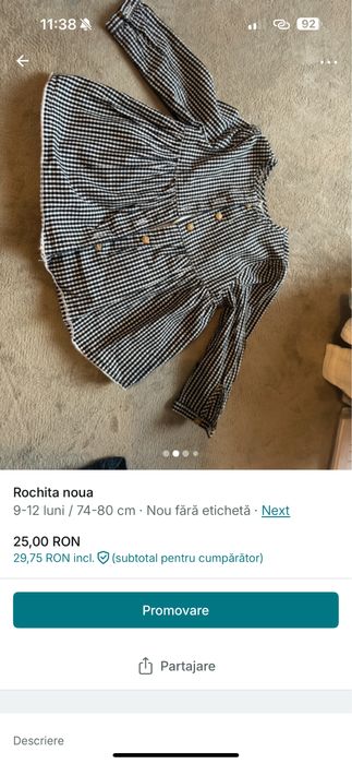 Rochita bebe next 80