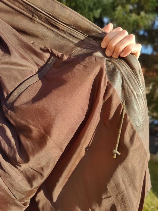 Geaca piele naturala vitel barbati Maro 2XL - XXL -3XL-4XL 56-58  NOUA