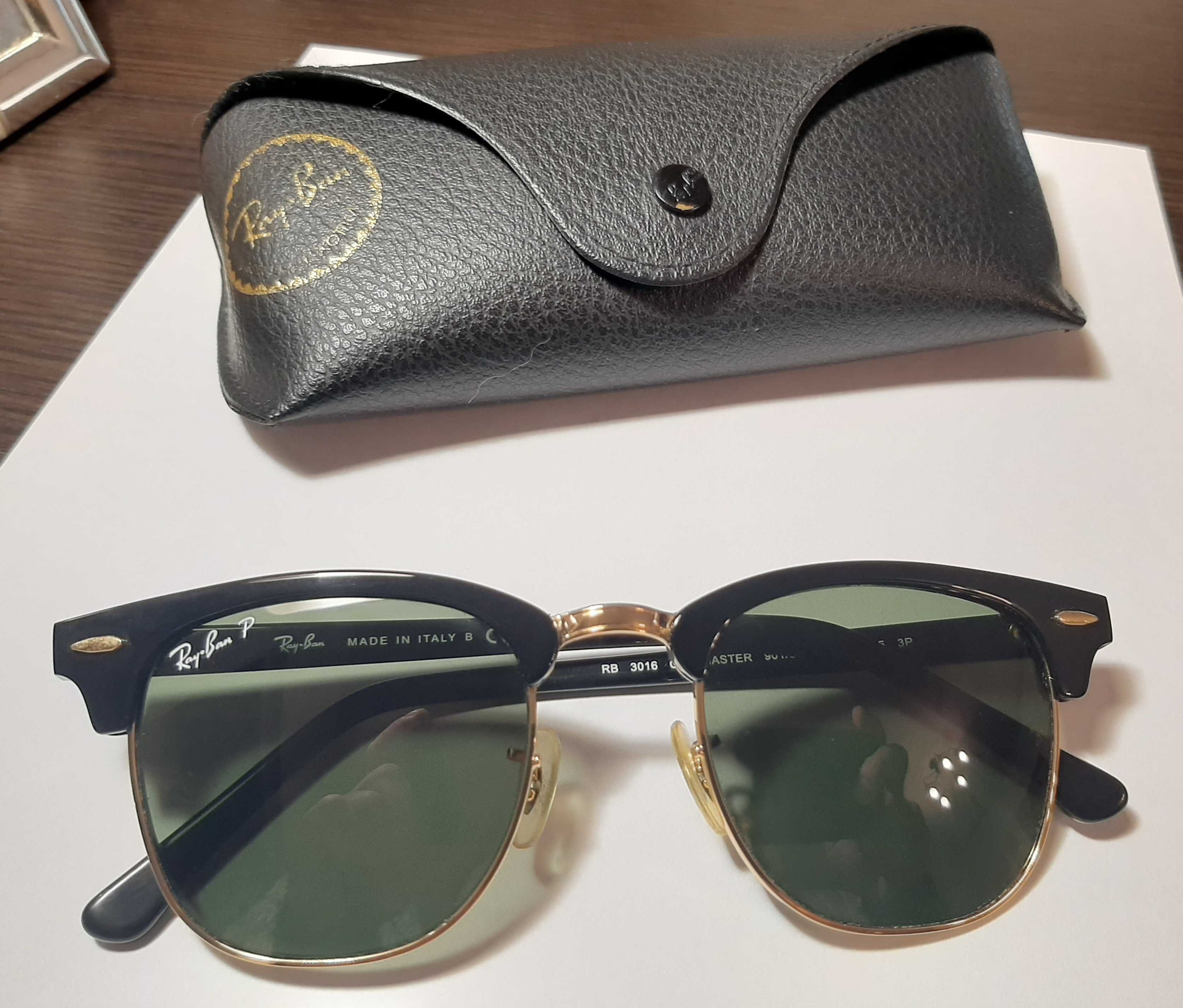 Ochelari de soare unisex Clubmaster Ray-Ban RB3016