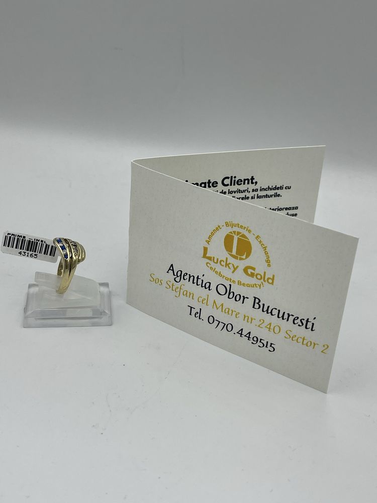 Inel De Aur 3.21 GR 14K Marimea 16/ Diametrul 56 #43165