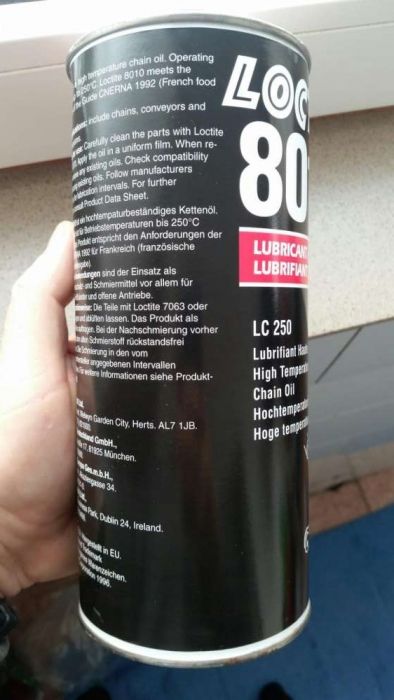 Ulei lubrifiant oil Loctite 8010 -30°+250°C