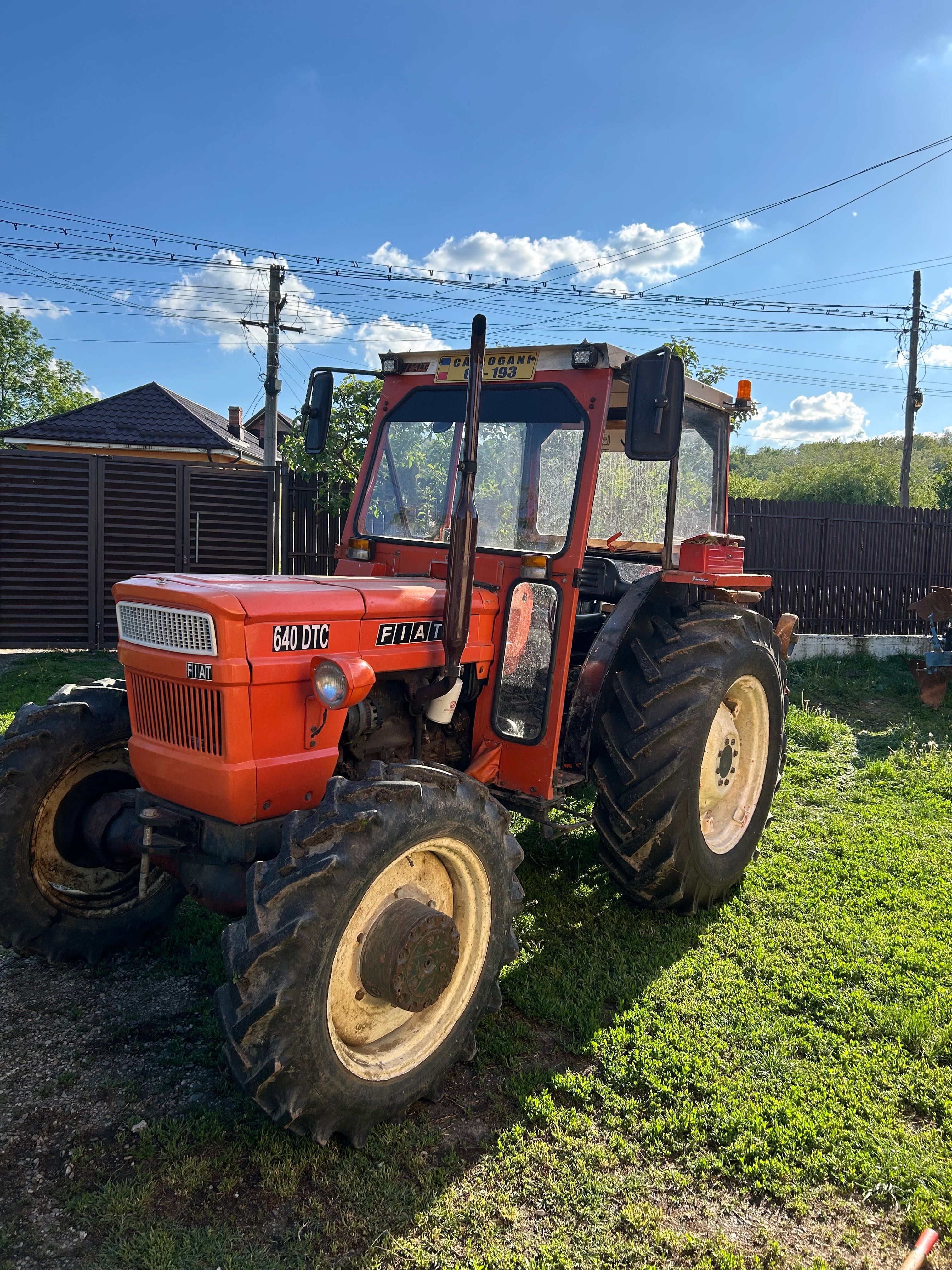 Tractor FIAT 640DTC plus plug 2 reversibil