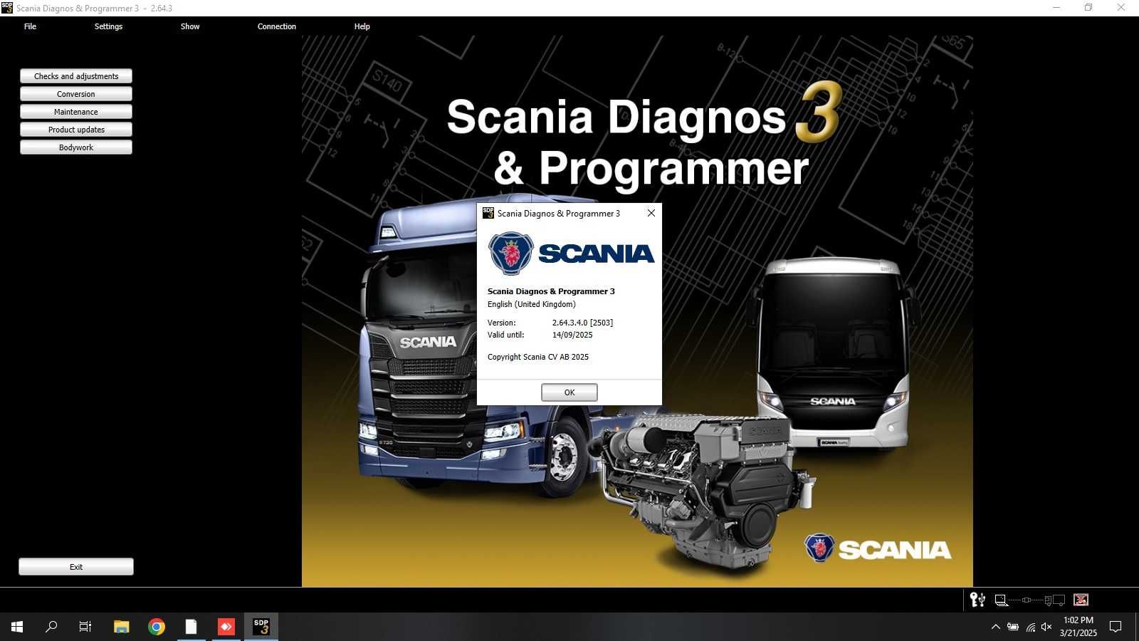 SSD 256Gb Scania SDP-3 v2.64.3.4.0 & XCOM v2.54 & Multi v10.2024 & BNS