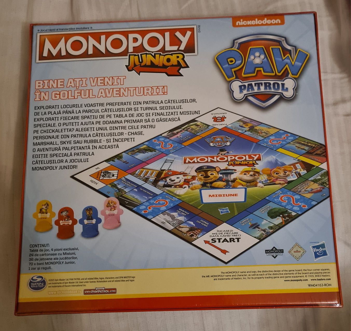 Monopoly Junior Paw Patrol, Hasbro,  nou, sigilat