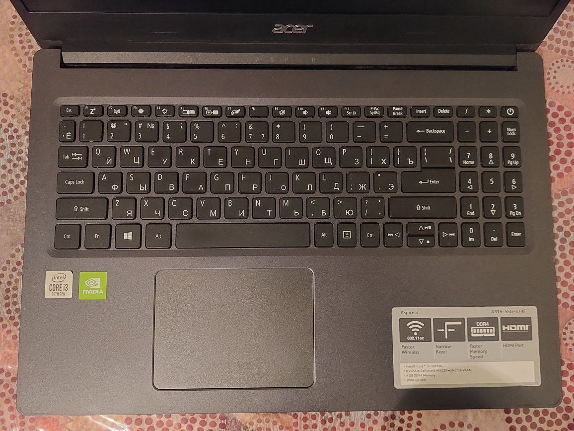 Acer noutbuk i3-10110U