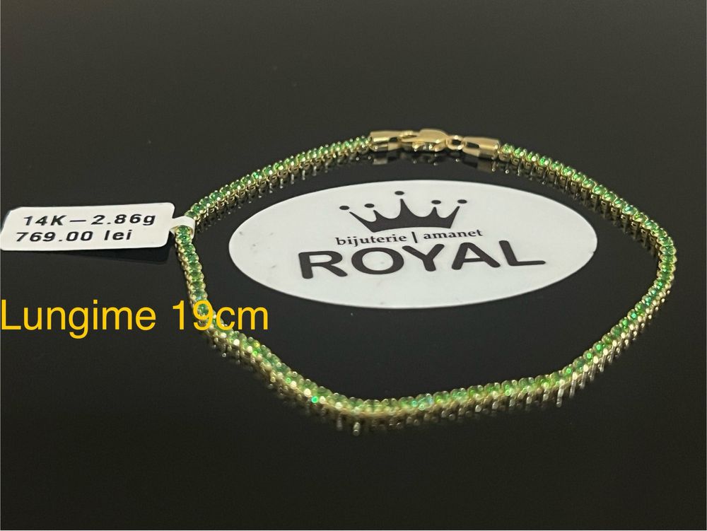 Bijuteria Royal CB : Bratara dama aur 14k 2,86gr lungime 19cm