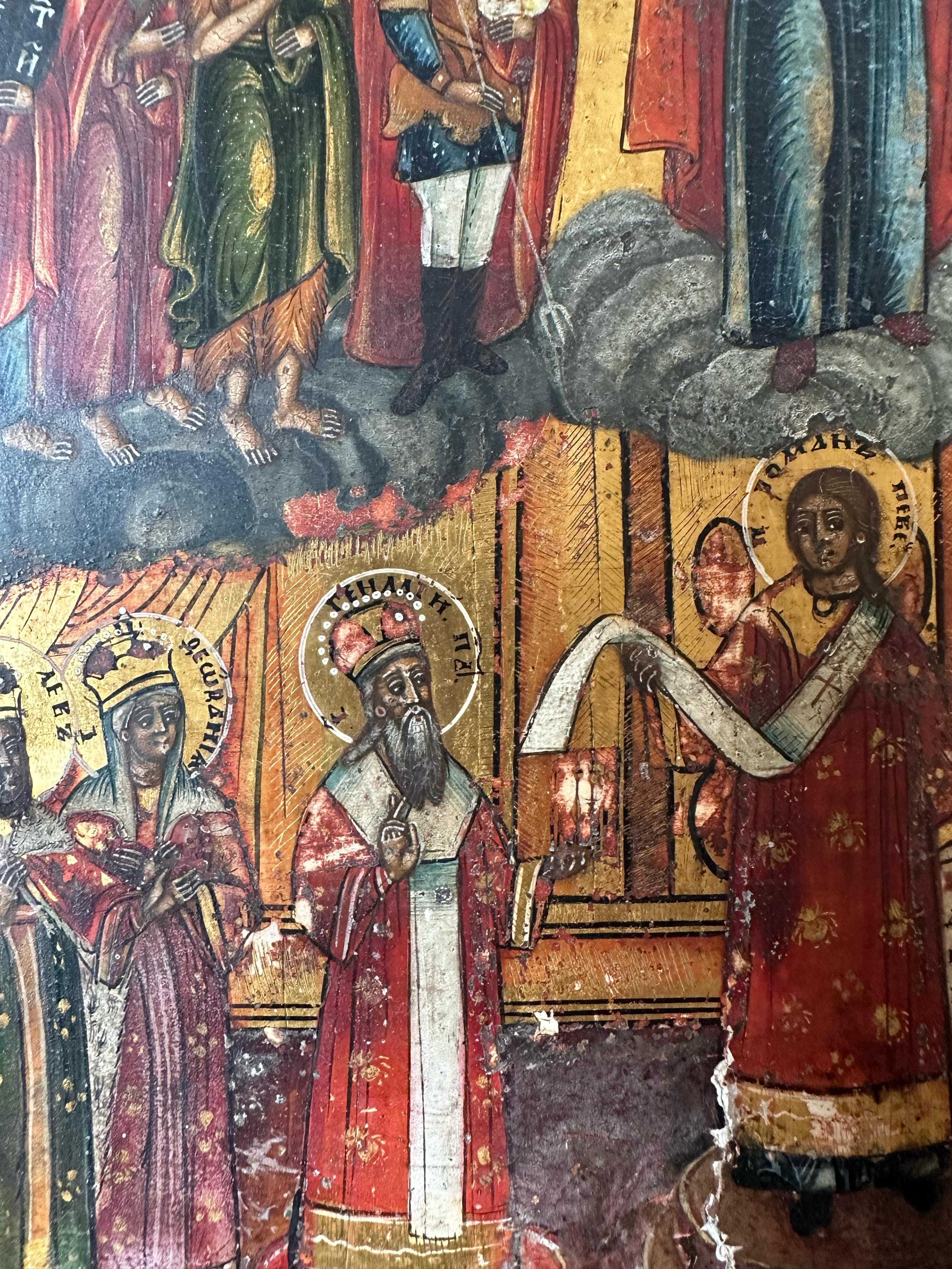 Icoană pe lemn, școală rusească, a doua jumătate a sec. XVIII