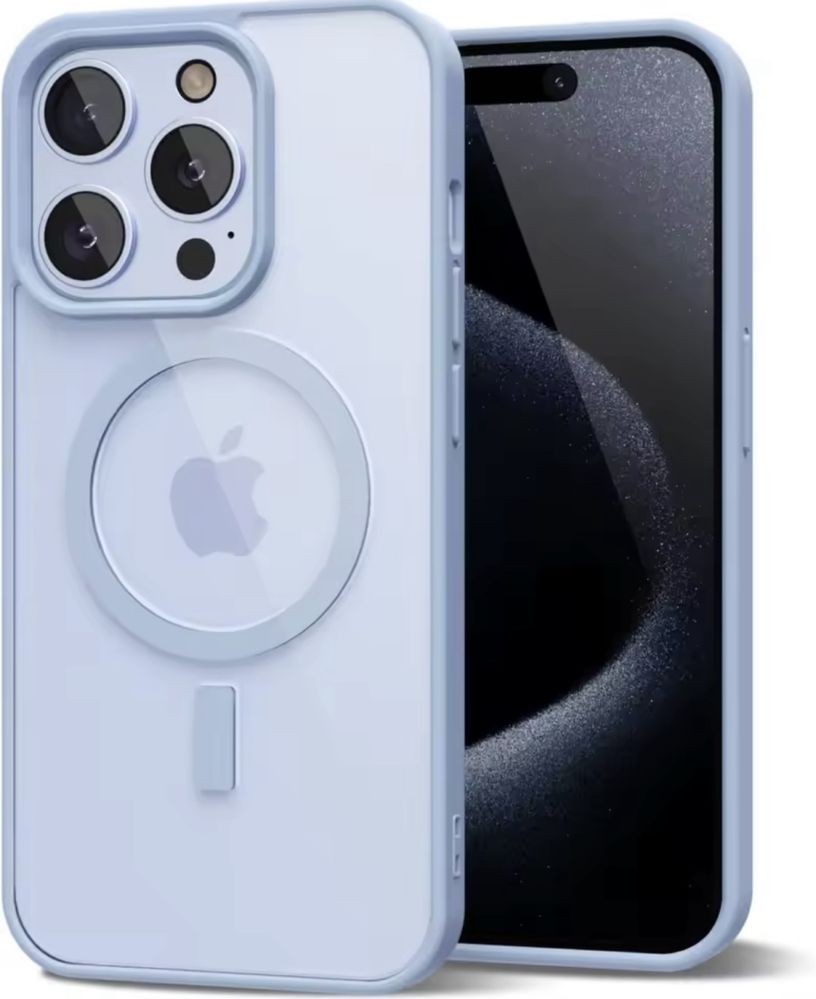 Матов MAGSAFE кейс за iPhone / 16 Pro Max / 15 Plus / 14 /13 Mini 12