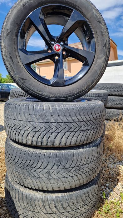 Roti Jaguar F Pace Jante 5x108 19 Cauciucuri 255 55 19 Bridgestone