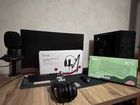 Компьютер rtx 4070 с переферией и монитором