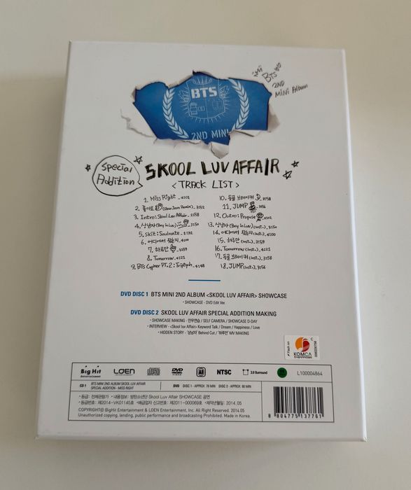 BTS Bts Skool Luv Affair Special Edition