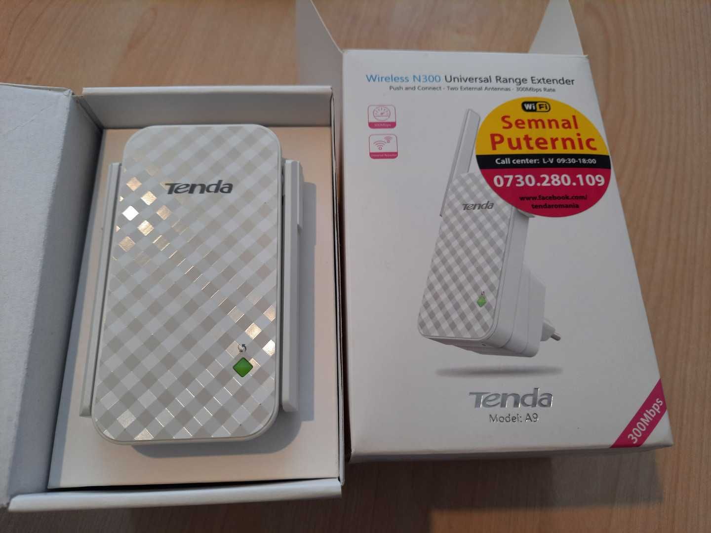 Усилвател за wifi TENDA A9 /N300