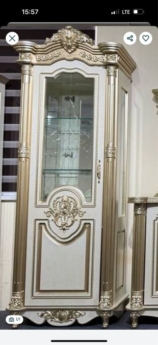 Пенал и Камод Золотистый Шикарный цвет Голл