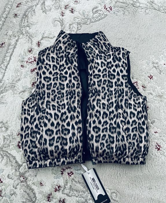 Vesta dama cu doua fețe/Animalprint