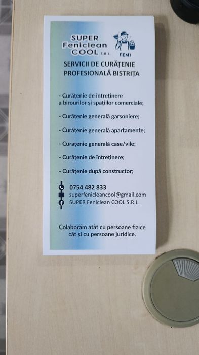 Oferim servicii de curățenie profesionale