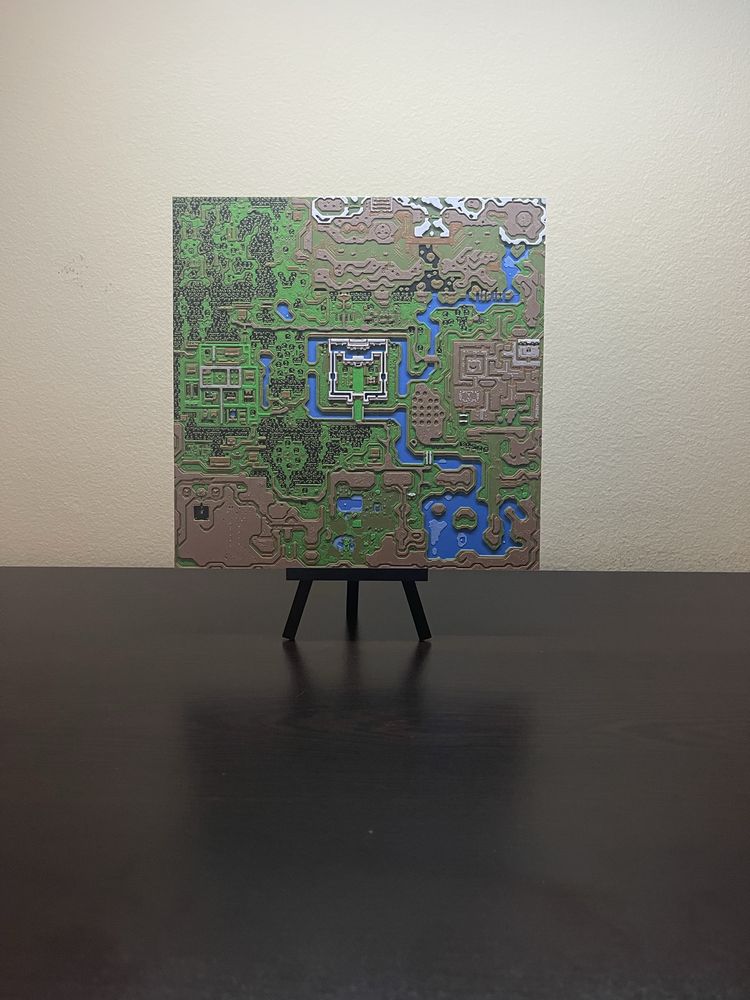 Релефна картина The Legend of Zelda: A Link to the Past!