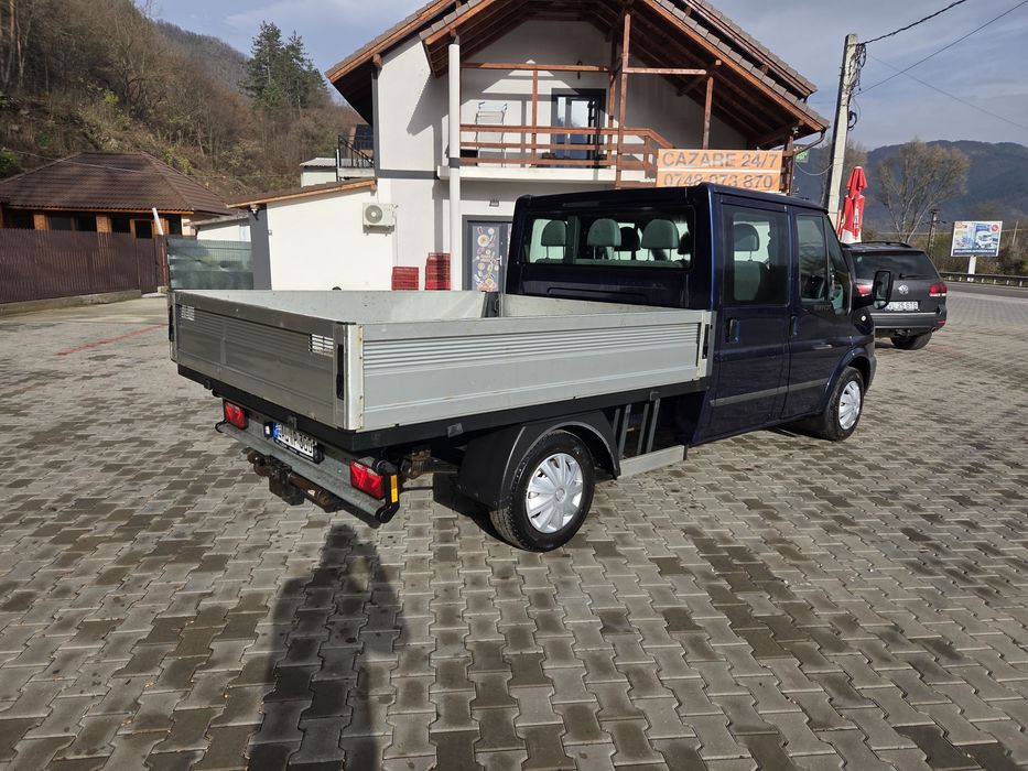 Ford Transit doka/6 locuri+bena/2013/2.2/euro 5/aer conditionat