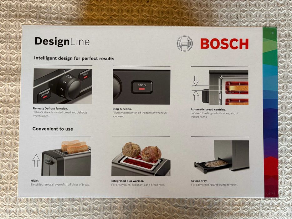 Тостер BOSCH DesignLine
