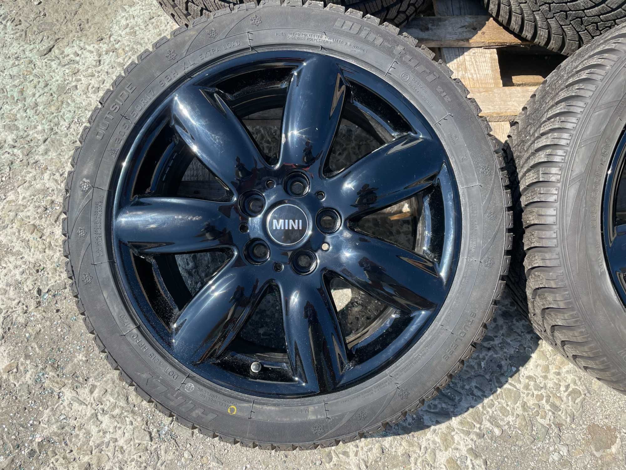 17 джанти 5х112 MIni CLUBMAN 7J et47 Гуми 205/50/17
