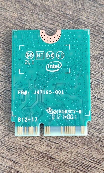Placă WiFi Intel-9560NGW Dual Band, 2x2, 160 MHz, 1.73 Gbps, CNVio