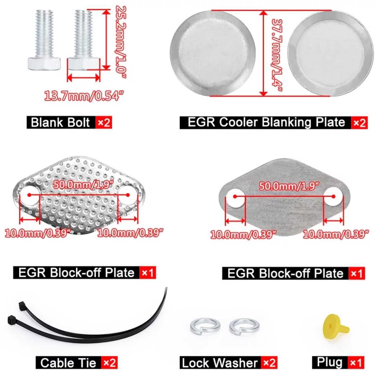 EGR Delete Kit Bmw, система за Бмв, Егр тапа, e46, e38, e39, e65 Bmw