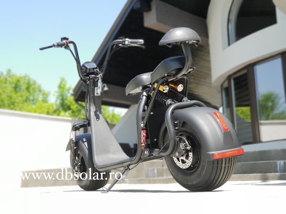 SCOOTER ELECTRIC 12Ah 40Km Autonomie Scuter Suspensii Harley SIGILAT‼️