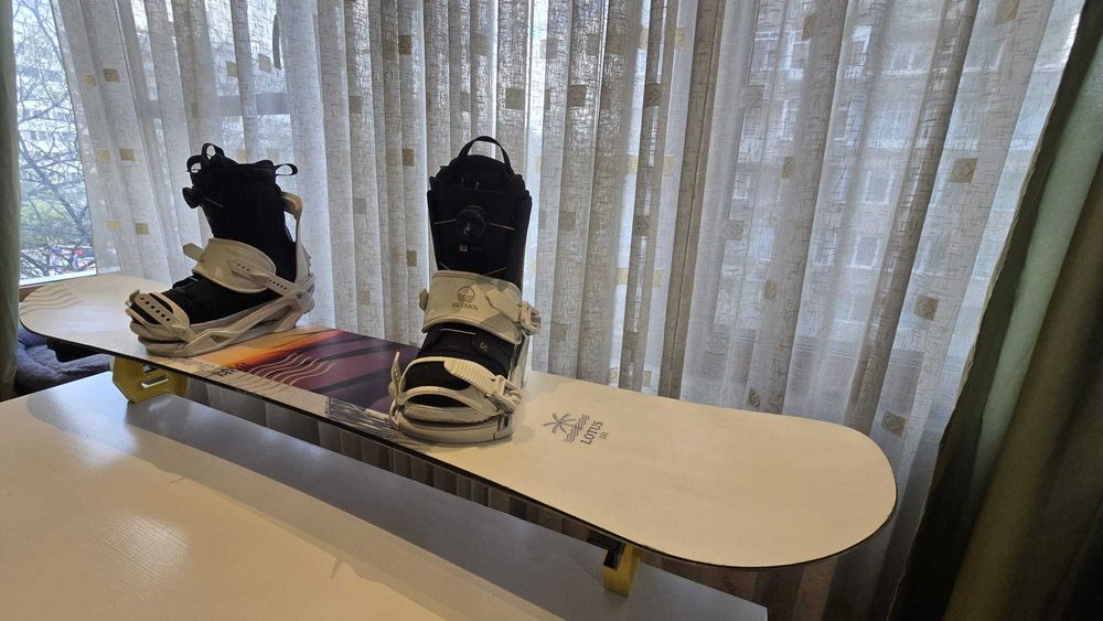 Placa snowboard Salomon Lotus 151 / Boots Salomon Pearl Boa W 39