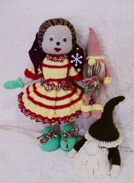 Păpușă Croșetată Crăciuniță
