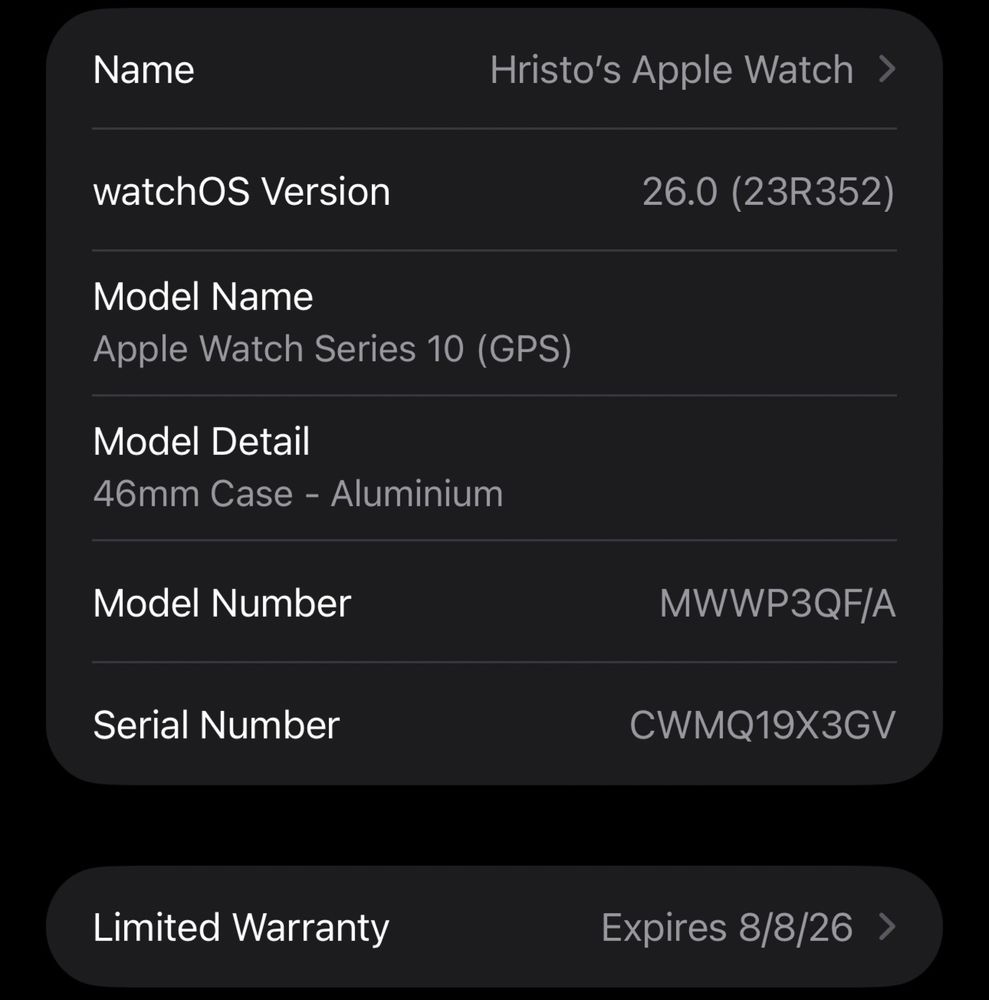 Apple Watch Series 10 (GPS) 46 мм