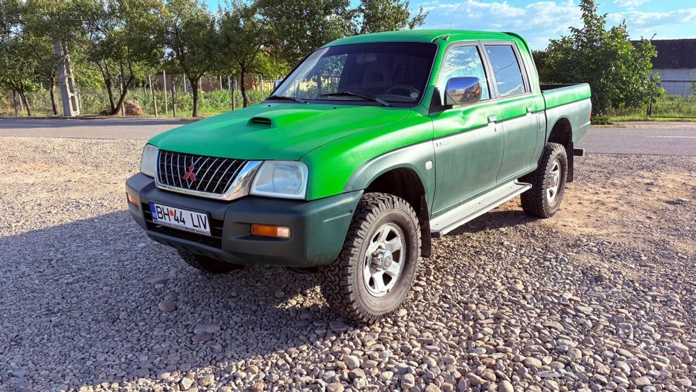 Mitsubishi L200, 2002, 116 CP, clima, turbo nou,gume noi, 4*4,mic-mare
