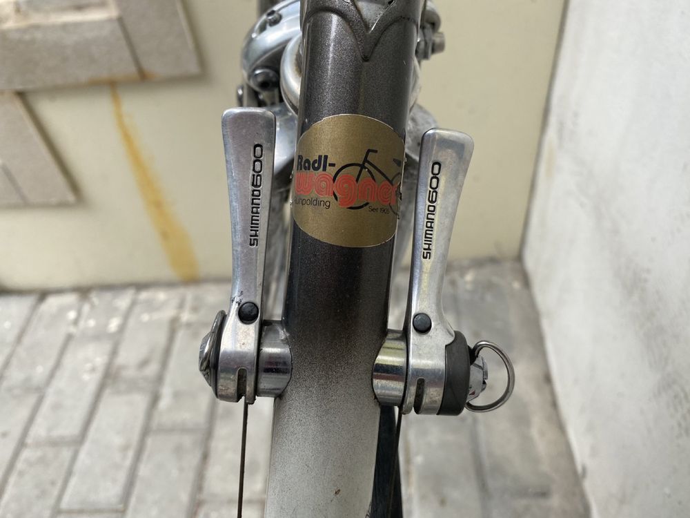 Колело Шосеен велосипед Santini shimano 600