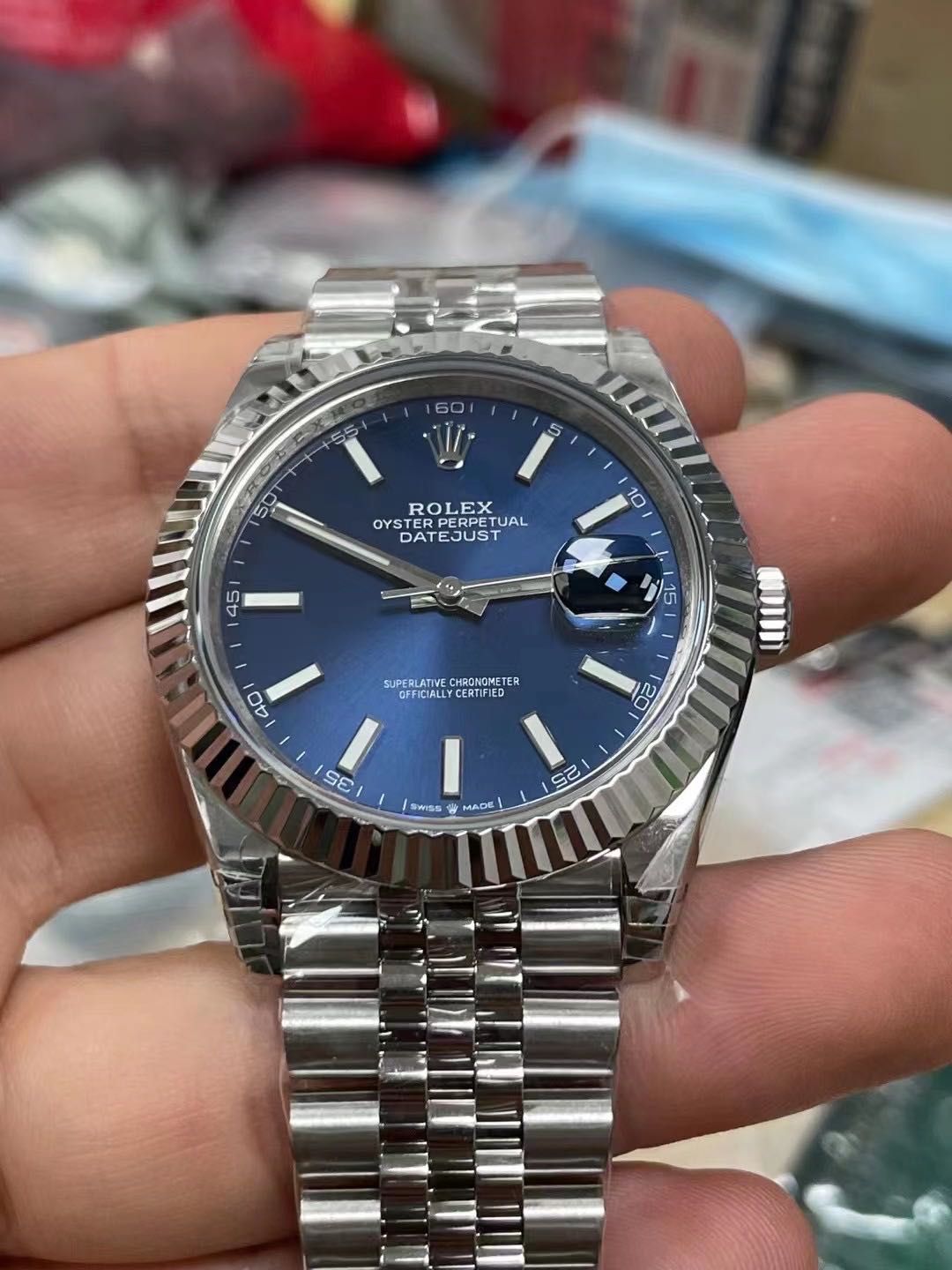 Rolex Datejust 41 Jubile Blue Automatic ETA 3235 Swiss 126334