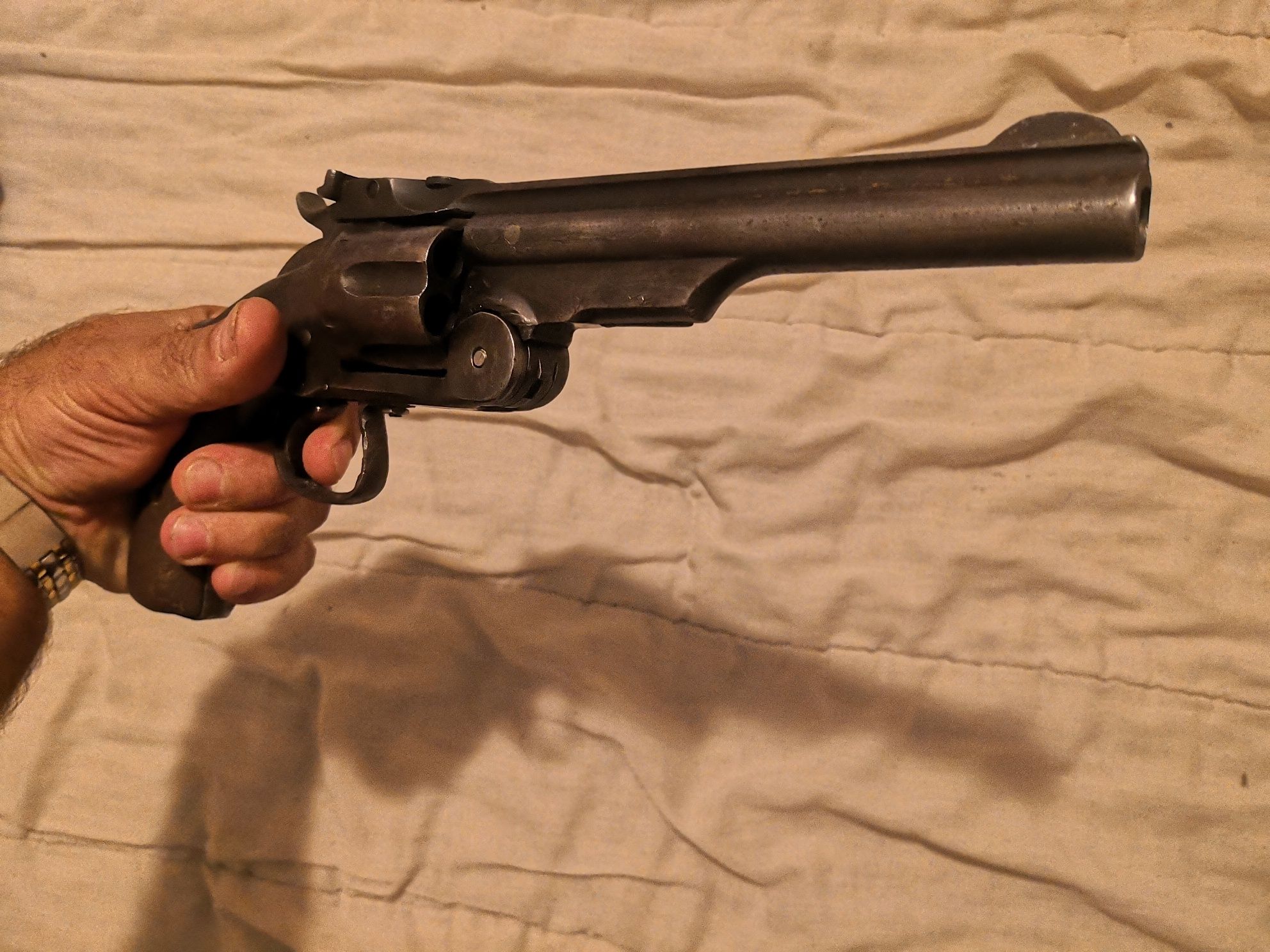 Револвер Смит 3 руски. Колекционерско оръжие с дълга цев пушка