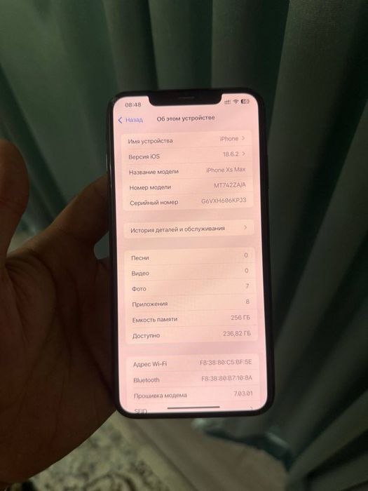 Iphone Xs max 256 Dual Sim
