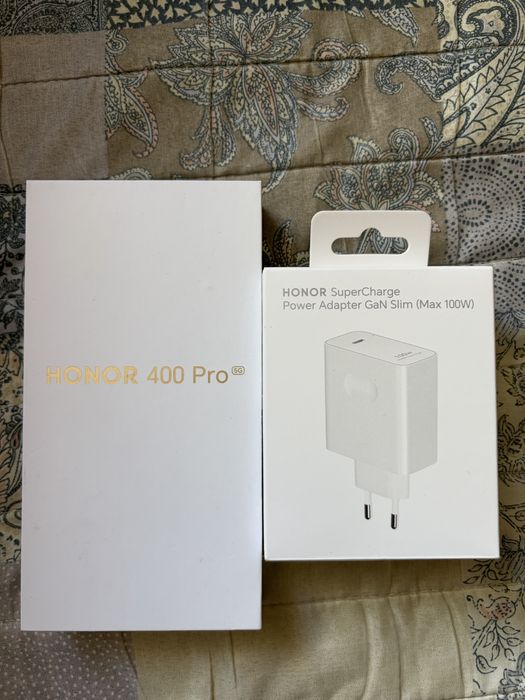 Honor 400 pro + зарядно