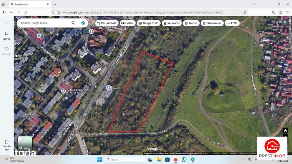 De vanzare 1,5 ha in Targu Mures