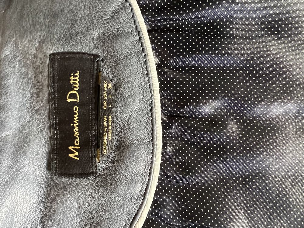 Кожено яке Massimo Dutti