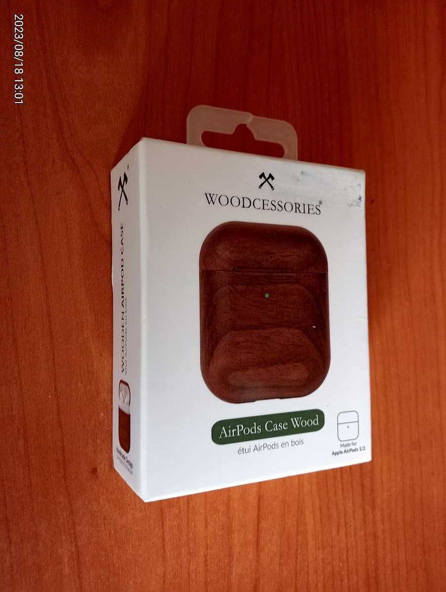 Husă pentru AirPods 1&2  (Airpods Case Wood) Super Pret.