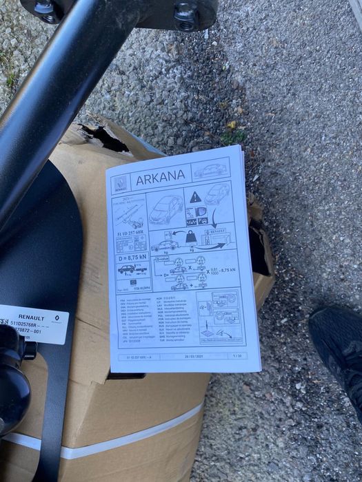 Carlig Remorca electric Renault Arkana original
