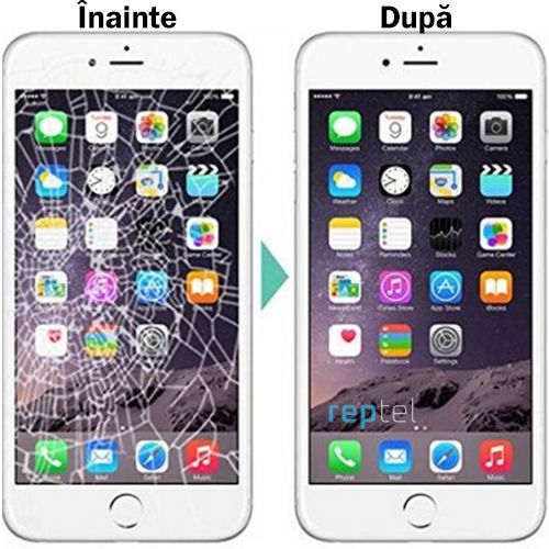 Inlocuit sticlă (geam) ecran spart - iPhone x / iPhone 13 / iPhone 14