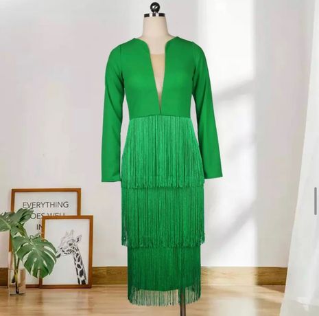 Rochie verde elegantă